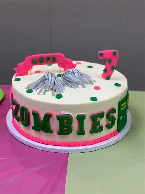 zombies 3 birthday cake